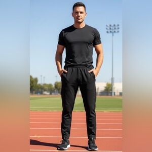 Men's Black Under Armour Athletic Set